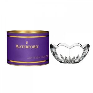 Waterford Crystal Bowl with Purple and Gold Box